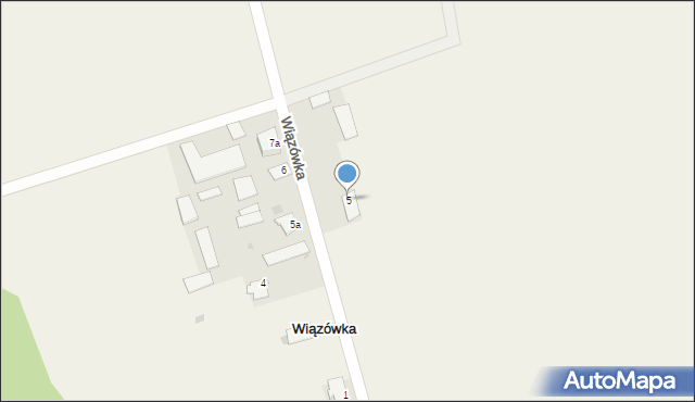 Wiązówka, Wiązówka, 5, mapa Wiązówka