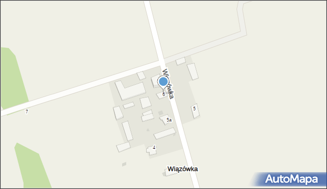 Wiązówka, Wiązówka, 6, mapa Wiązówka