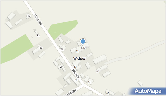 Wichów, Wichów, 62B, mapa Wichów