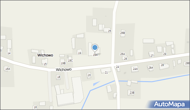 Wichowo, Wichowo, 19A, mapa Wichowo