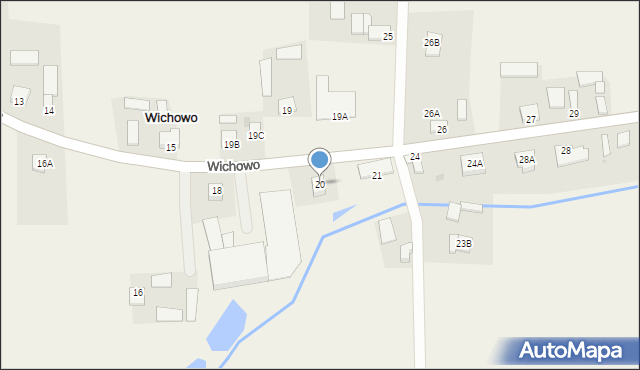 Wichowo, Wichowo, 20, mapa Wichowo