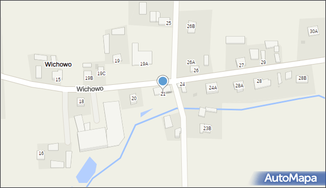 Wichowo, Wichowo, 21, mapa Wichowo