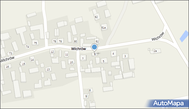 Wichrów, Wichrów, 6, mapa Wichrów