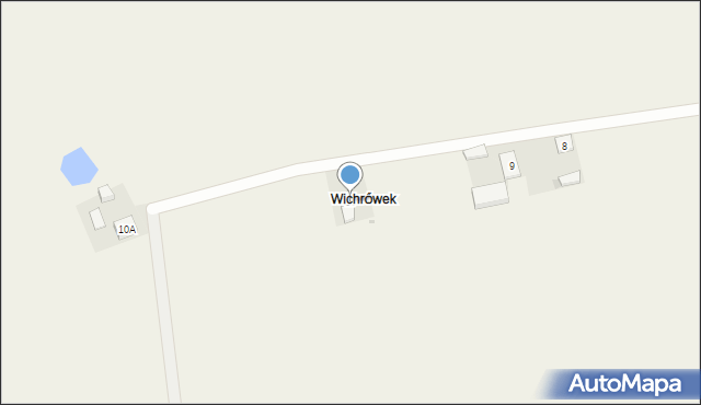 Wichrów, Wichrów, 10, mapa Wichrów