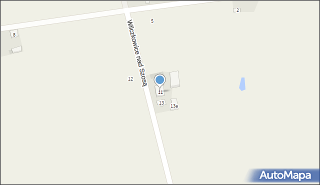 Wichrów, Wichrów, 11, mapa Wichrów