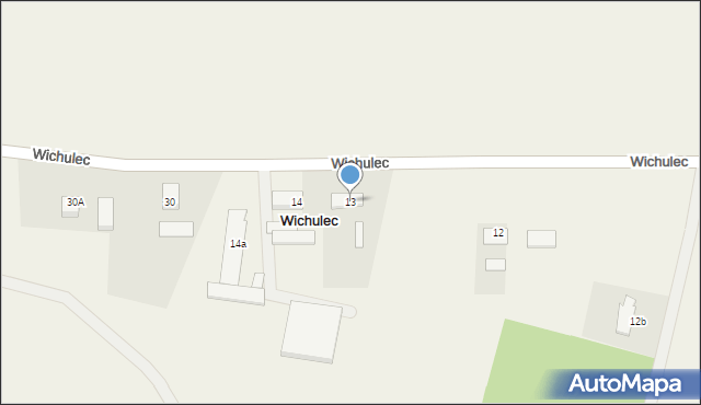 Wichulec, Wichulec, 13, mapa Wichulec