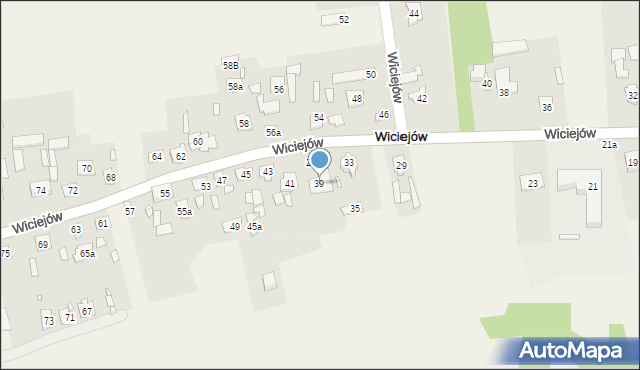 Wiciejów, Wiciejów, 39, mapa Wiciejów