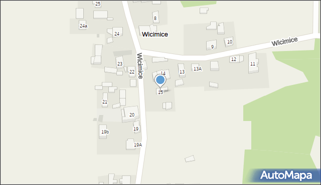 Wicimice, Wicimice, 15, mapa Wicimice