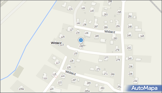 Widacz, Widacz, 132, mapa Widacz