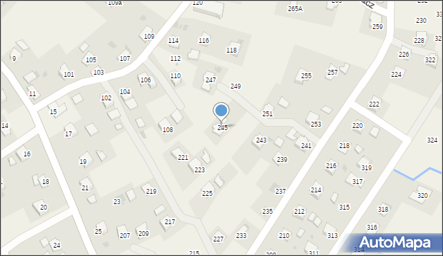 Widacz, Widacz, 245, mapa Widacz