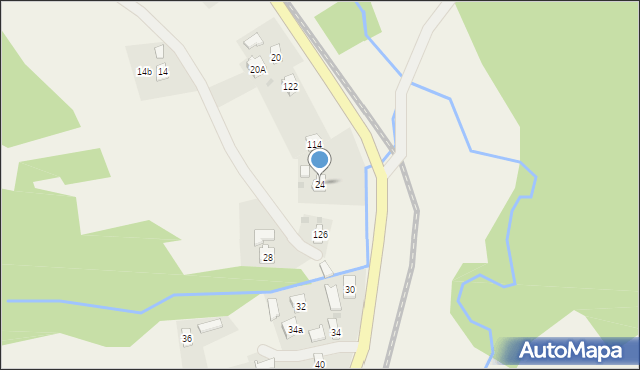 Widaczów, Widaczów, 24, mapa Widaczów