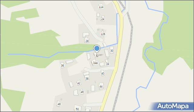 Widaczów, Widaczów, 32, mapa Widaczów