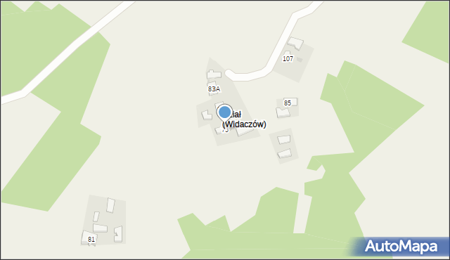 Widaczów, Widaczów, 75, mapa Widaczów