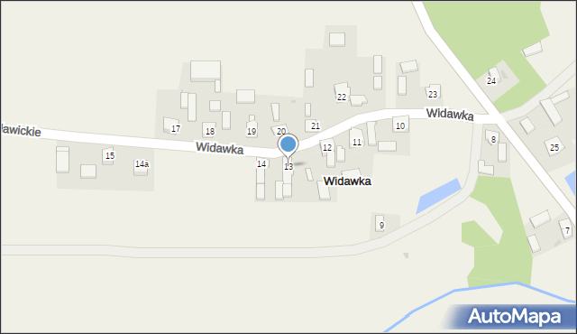 Widawka, Widawka, 13, mapa Widawka