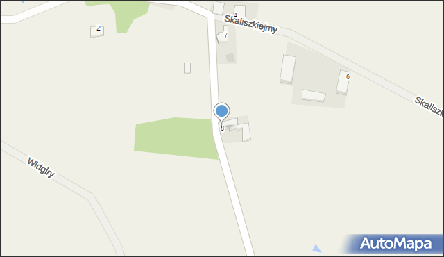 Widgiry, Widgiry, 8, mapa Widgiry