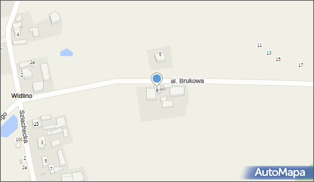 Widlino, Widlino, 16, mapa Widlino
