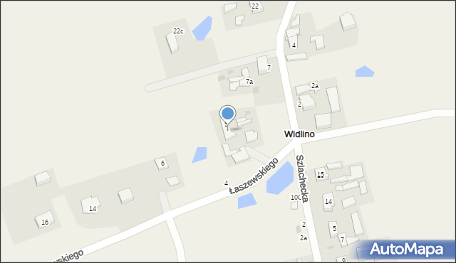 Widlino, Widlino, 18, mapa Widlino