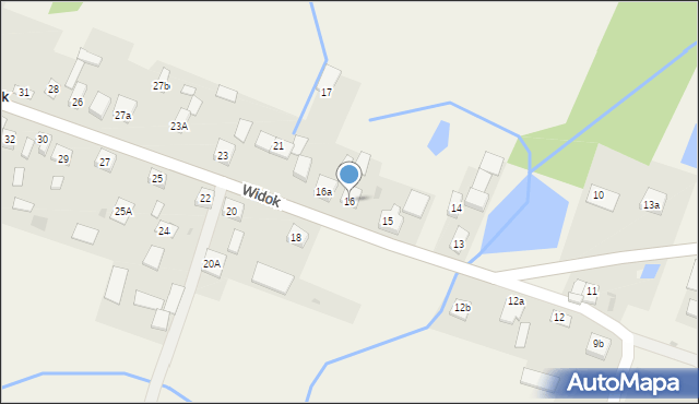 Widok, Widok, 16, mapa Widok