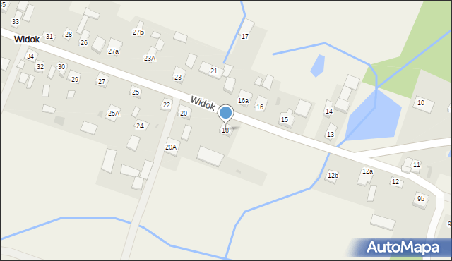 Widok, Widok, 18, mapa Widok