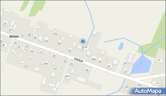 Widok, Widok, 21, mapa Widok