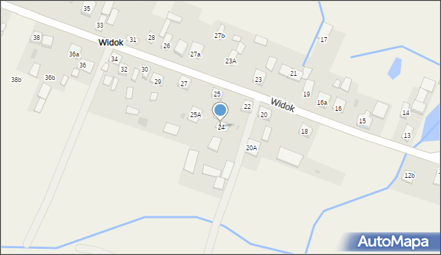 Widok, Widok, 24, mapa Widok