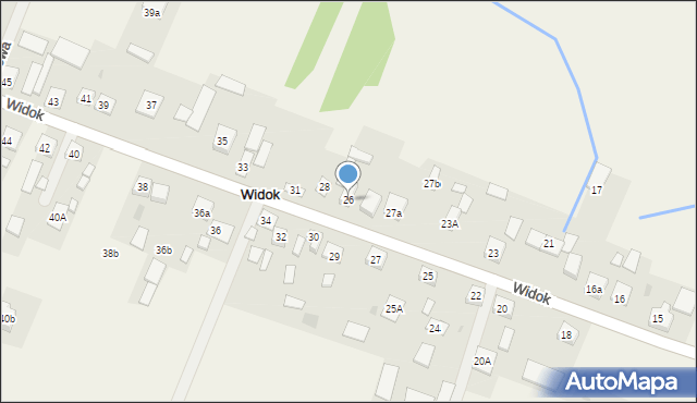 Widok, Widok, 26, mapa Widok