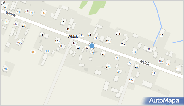 Widok, Widok, 29, mapa Widok