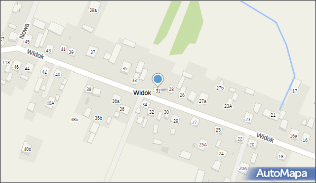 Widok, Widok, 31, mapa Widok