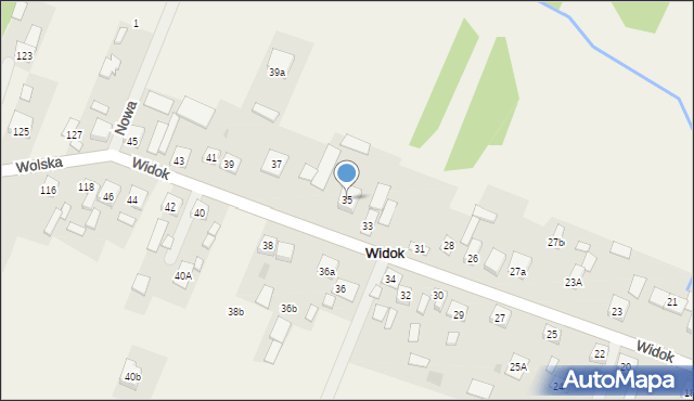 Widok, Widok, 35, mapa Widok