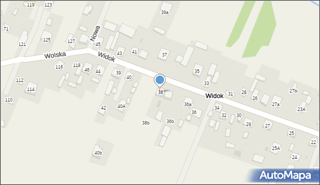 Widok, Widok, 38, mapa Widok