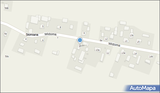 Widoma, Widoma, 10, mapa Widoma