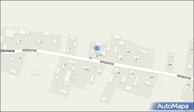 Widoma, Widoma, 12, mapa Widoma