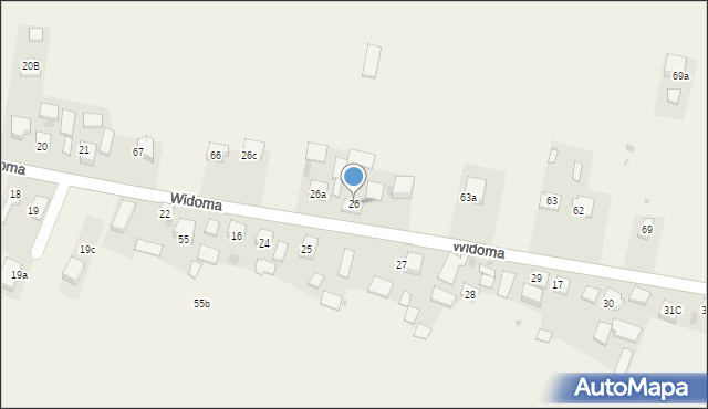 Widoma, Widoma, 26, mapa Widoma