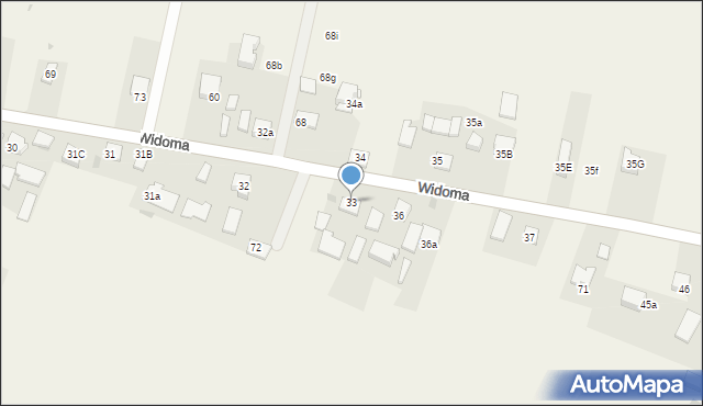 Widoma, Widoma, 33, mapa Widoma