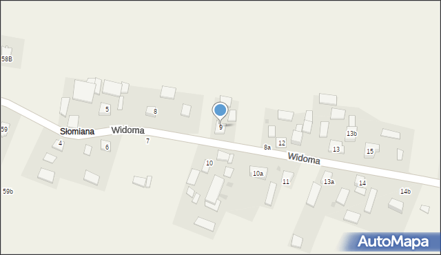 Widoma, Widoma, 9, mapa Widoma