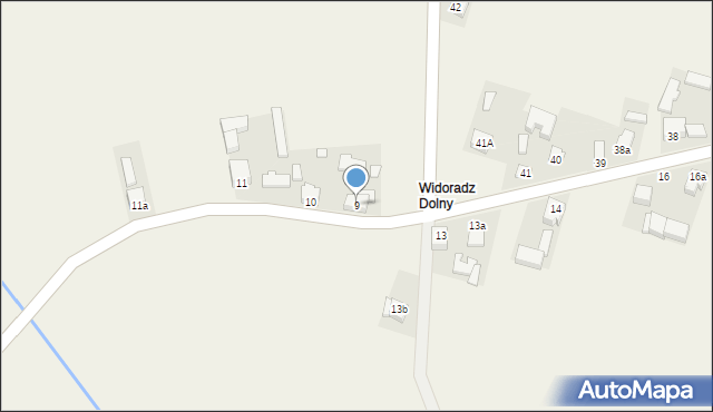 Widoradz, Widoradz, 9, mapa Widoradz