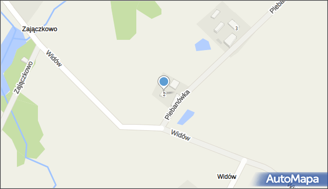 Widów, Widów, 2, mapa Widów