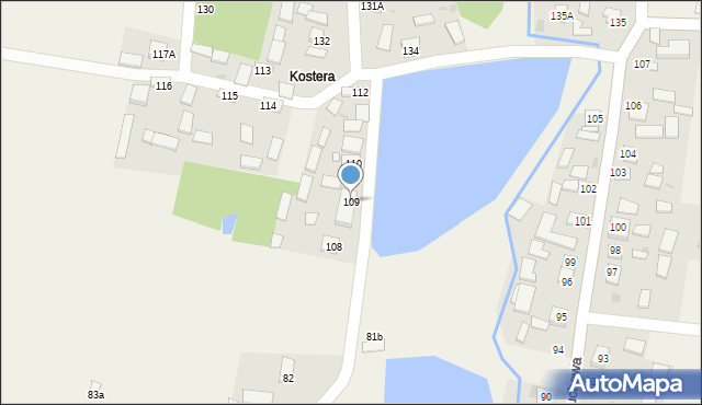 Widuchowa, Widuchowa, 109, mapa Widuchowa