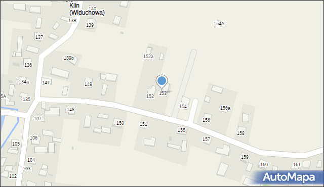Widuchowa, Widuchowa, 153, mapa Widuchowa