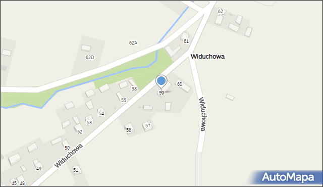 Widuchowa, Widuchowa, 59, mapa Widuchowa