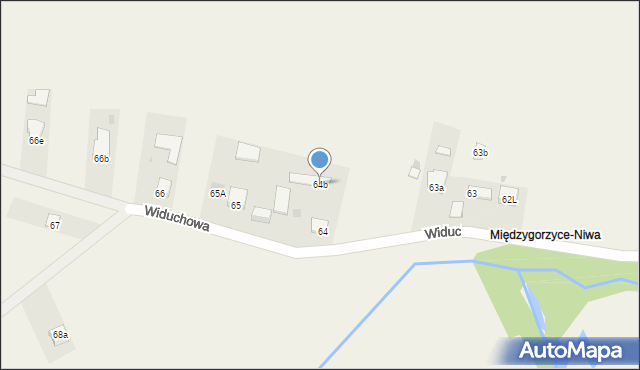 Widuchowa, Widuchowa, 64b, mapa Widuchowa