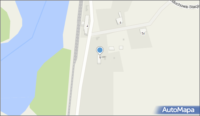 Widuchowa-Stacja, Widuchowa-Stacja, 5, mapa Widuchowa-Stacja