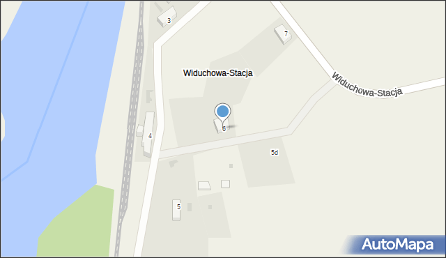 Widuchowa-Stacja, Widuchowa-Stacja, 6, mapa Widuchowa-Stacja