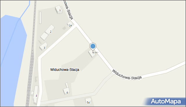 Widuchowa-Stacja, Widuchowa-Stacja, 7, mapa Widuchowa-Stacja