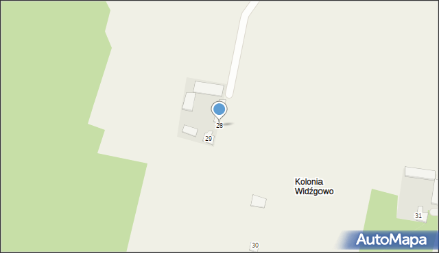 Widźgowo, Widźgowo, 28, mapa Widźgowo