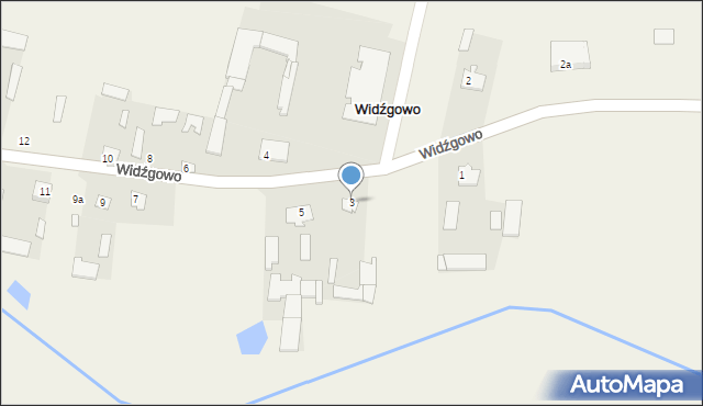 Widźgowo, Widźgowo, 3, mapa Widźgowo