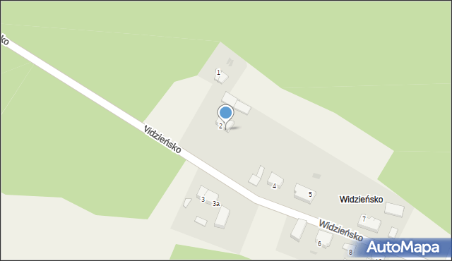 Widzieńsko, Widzieńsko, 2a, mapa Widzieńsko