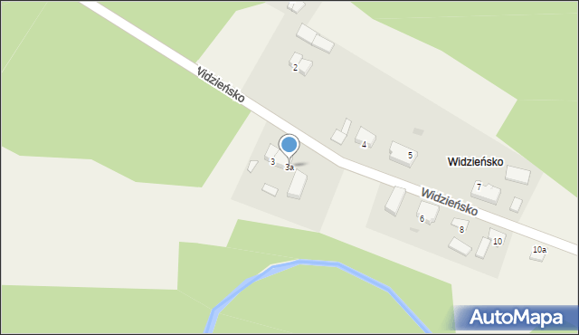 Widzieńsko, Widzieńsko, 3a, mapa Widzieńsko