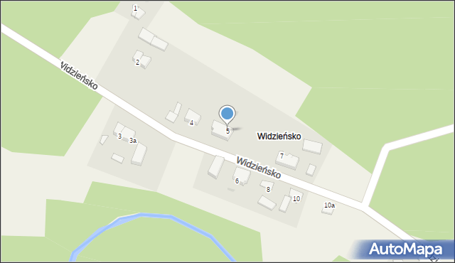 Widzieńsko, Widzieńsko, 5, mapa Widzieńsko