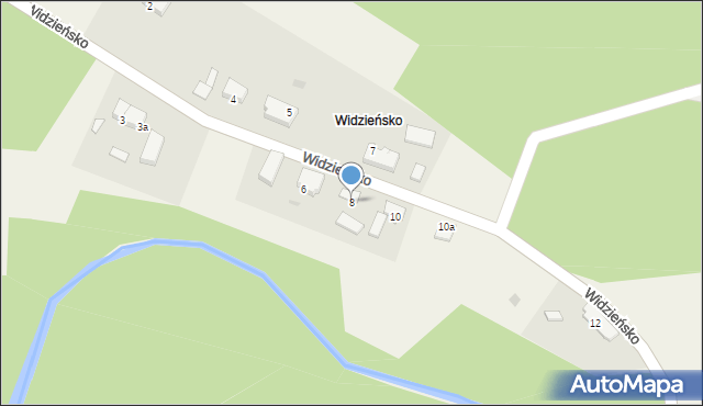 Widzieńsko, Widzieńsko, 8, mapa Widzieńsko